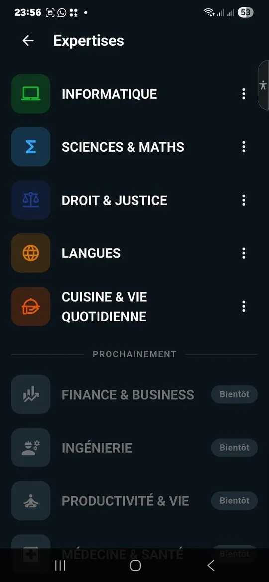 Les modes experts de NEXYA
