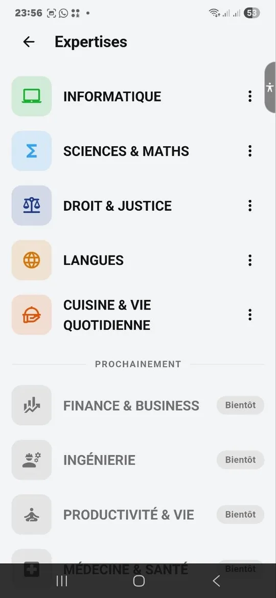 Les modes experts de NEXYA